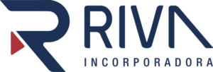 Logo da Riva Incorporadora, construtora do Lumi Tower Residences