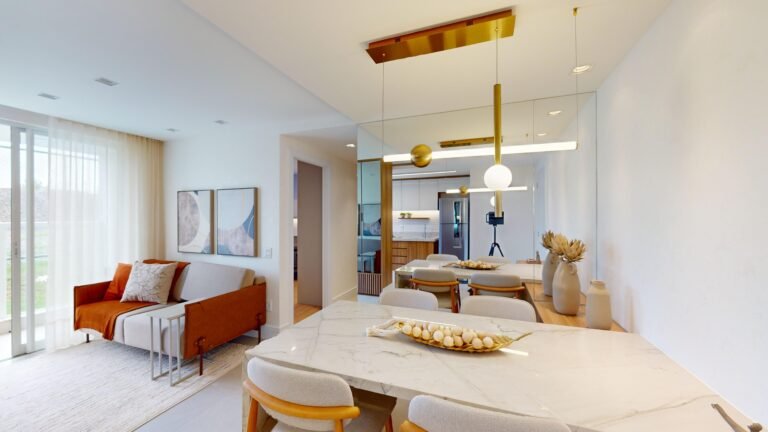 sala, apartamento dois quartos Lumi Tower Residences